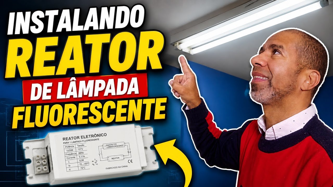 INSTALAÇÃO DE REATOR EM LÂMPADAS FLUORESCENTES