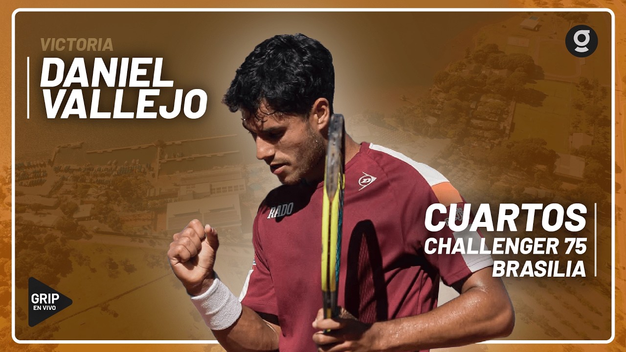 💪 Daniel VALLEJO es semifinalista en el Challenger 75 de BRASILIA