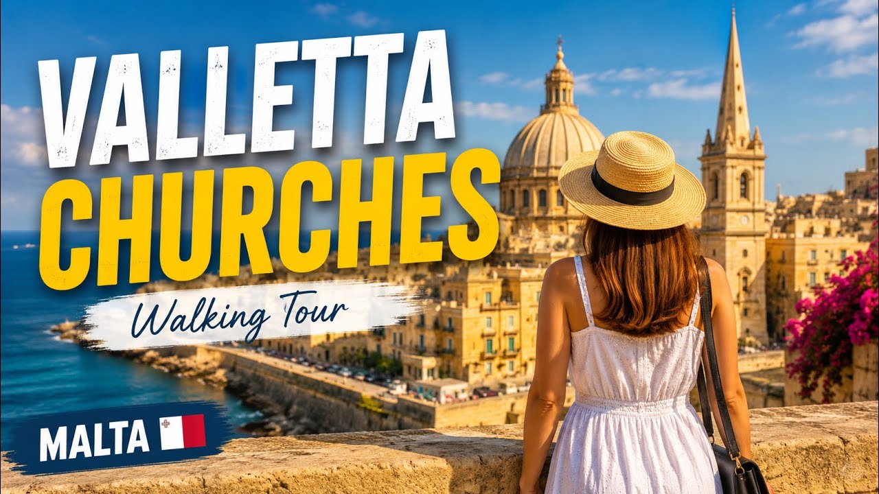 Visit the Churches of Valletta 🇲🇹 ⛪
