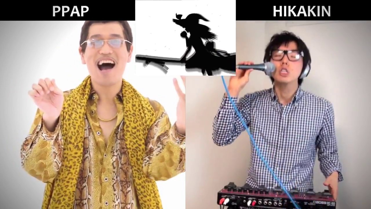 PPAP VS HIKAKIN ボイパ対決 Little Devil's Apple!!