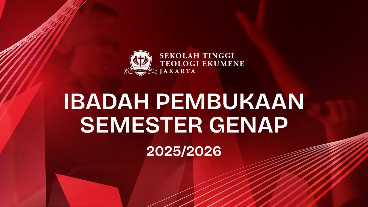 IBADAH PEMBUKAAN SEMESTER GENAP | Ps. Stephen Erastus | 02 Februari 2026 | 08.30 WIB
