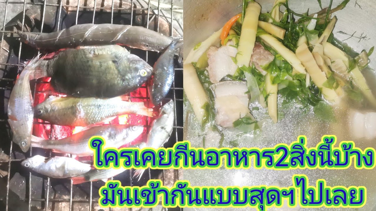 แก้งผักหวานปิ้งปลาอร่อย​เฉยเลยไม่เชื่อ​ลองทำดู