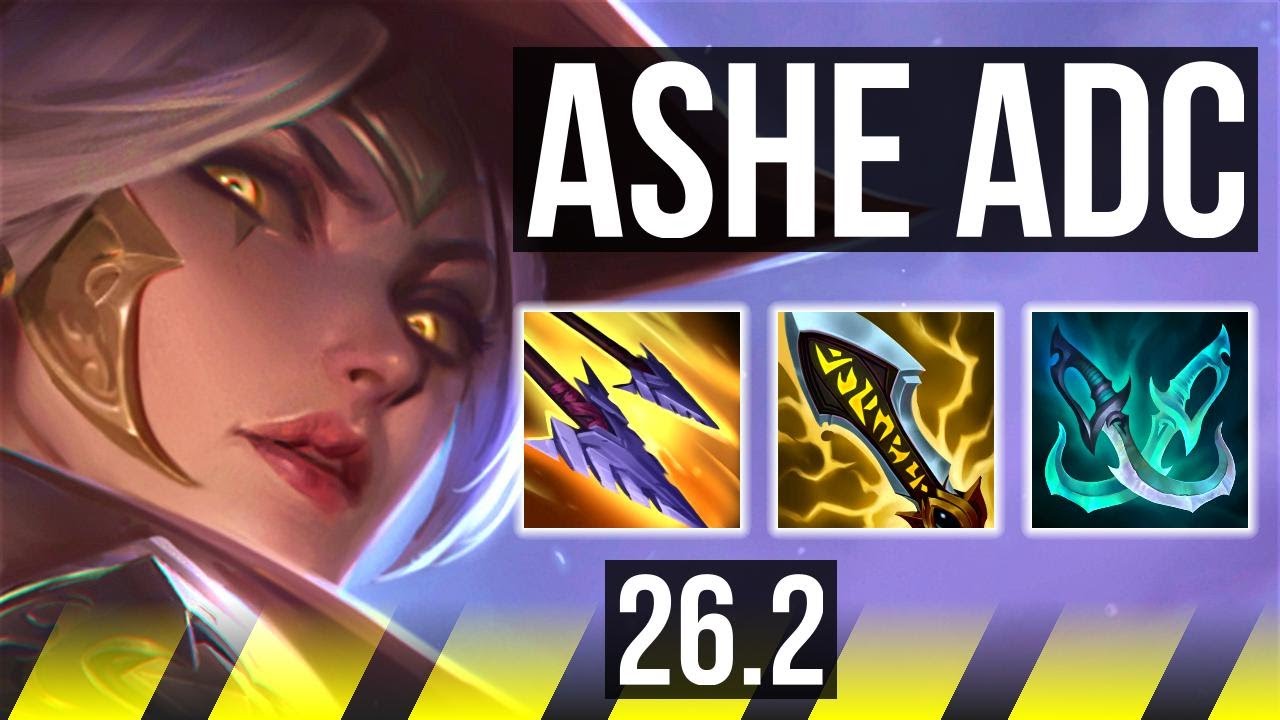 ASHE & Braum vs APHELIOS & Rakan (ADC) | 44K damage | EUW Master | 26.2