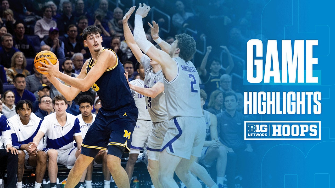 Michigan at Northwestern | HIGHLIGHTS | Big Ten Men's Basketball | 02/11/2026