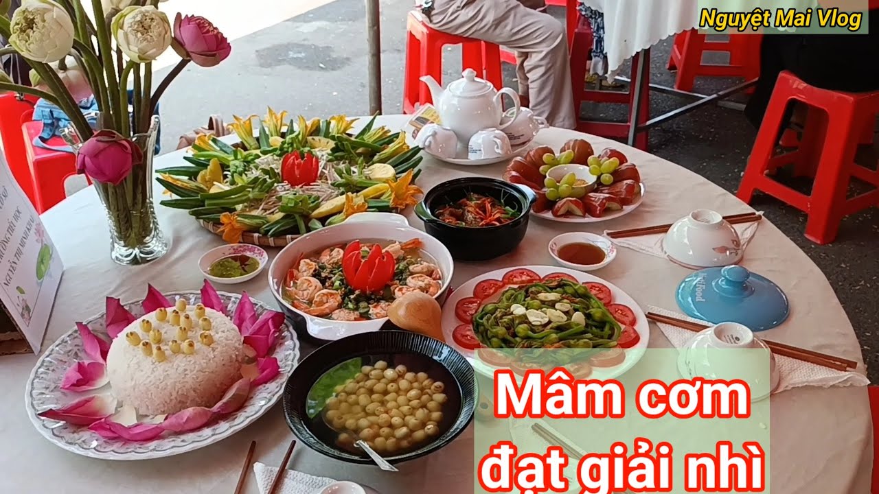 Mâm cơm 200k của Nguyệt Mai đạt giải nhì cuộc thi nấu ăn ngày 8/3 có món gì? |Nguyệt Mai Vlog |