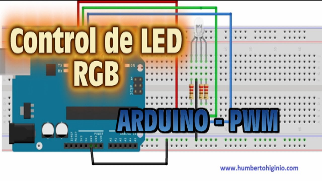 Control de LED RGB por Arduino - PWM