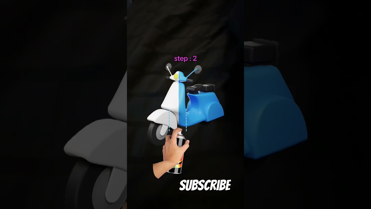 Paint the motorcycle 