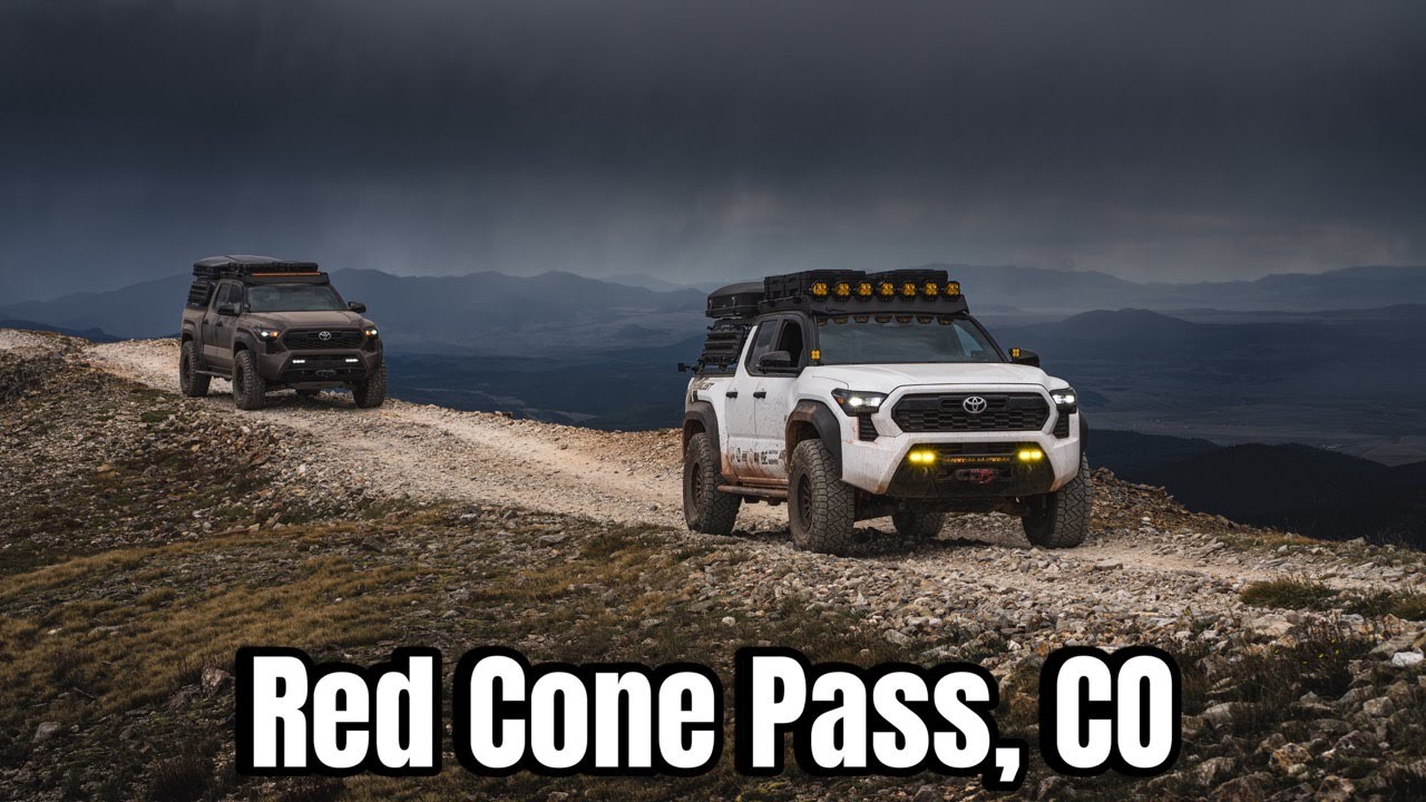 Прохождение перевала Red Cone | Tacoma 2024, Land Cruiser 2024
