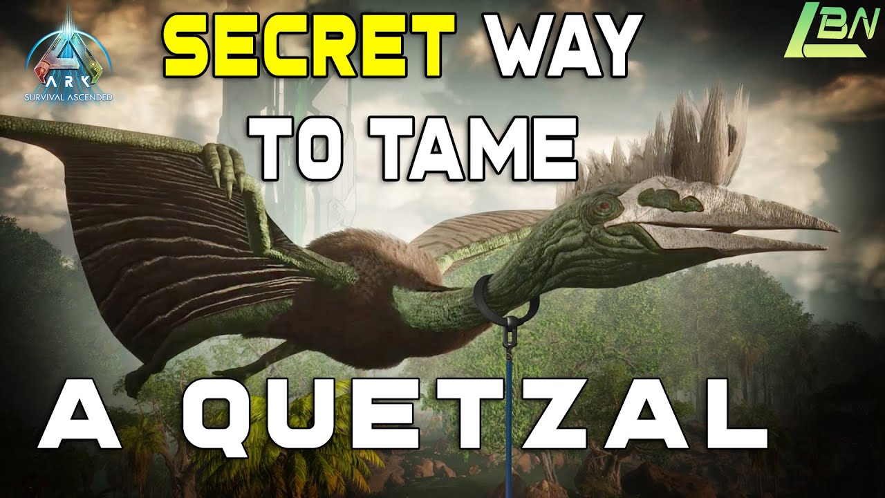SECRET Way To Tame A Quetzal - Ark Survival Ascended