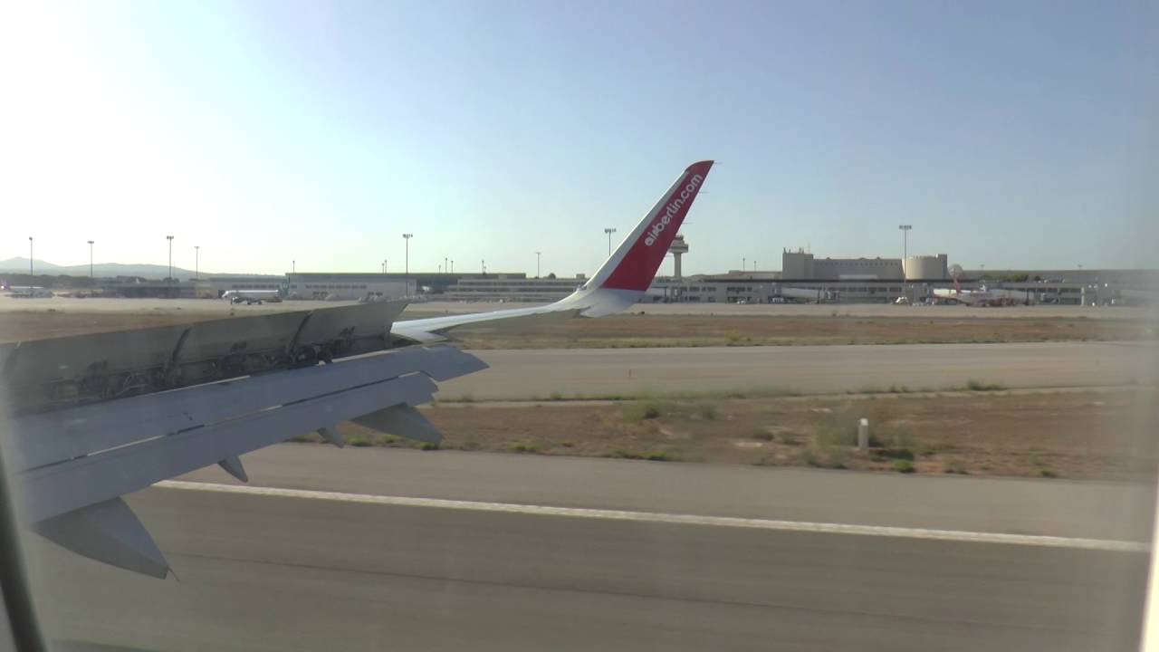 Air Berlin A321 Flug von Hamburg nach Palma de Mallorca