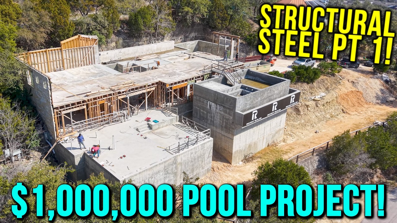 $1,000,000 Pool Project | Structural Steel Pt. 1!