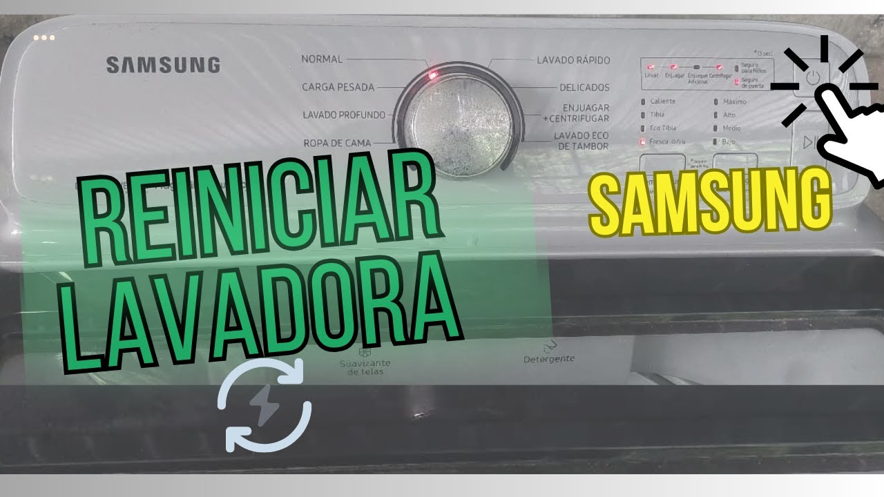 🌀🚨 Reinicio Lavadora Samsung Inverter No Funciona Bien 👉 Solución Fácil  (Magic Filter Wobble)