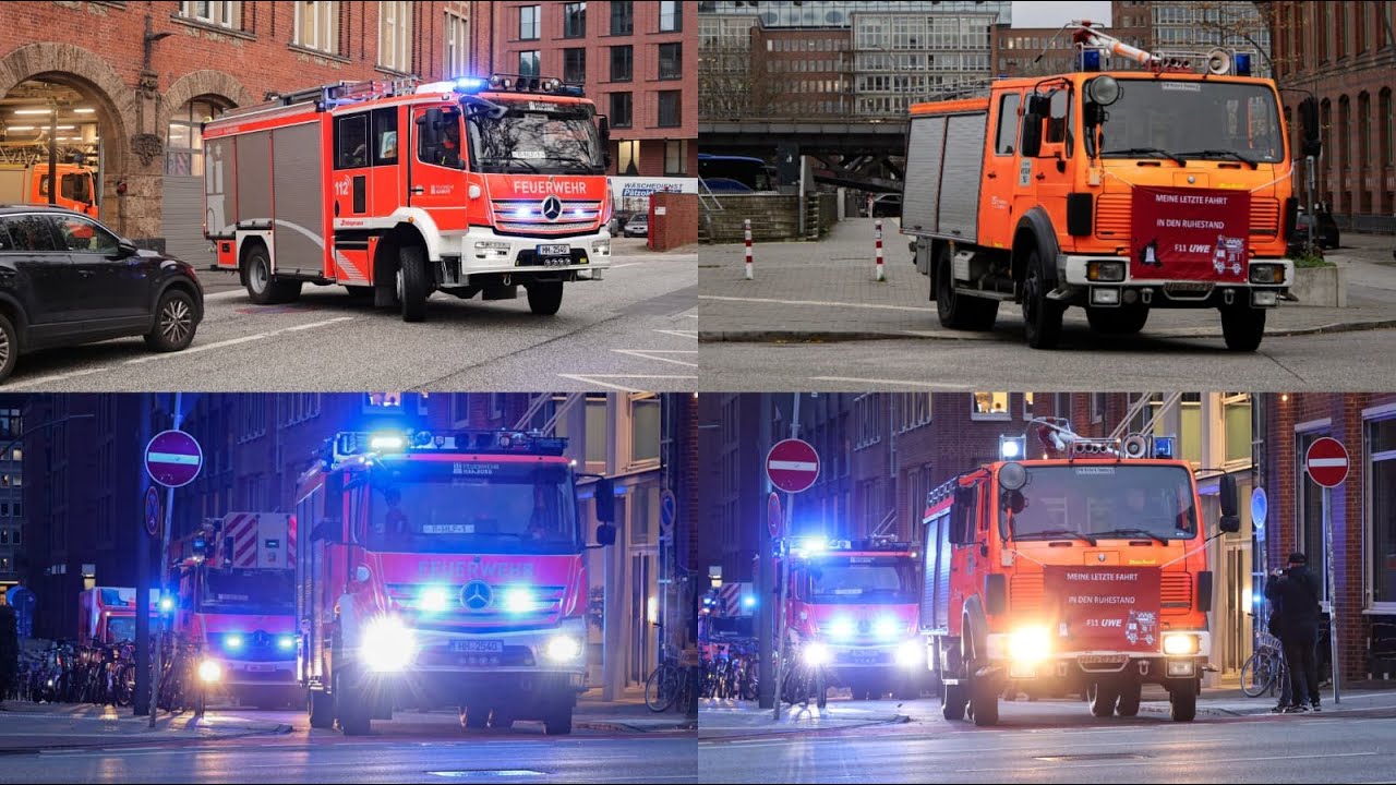 [Neue HLF Generation] Einsatzfahrten der Feuerwache Innenstadt!