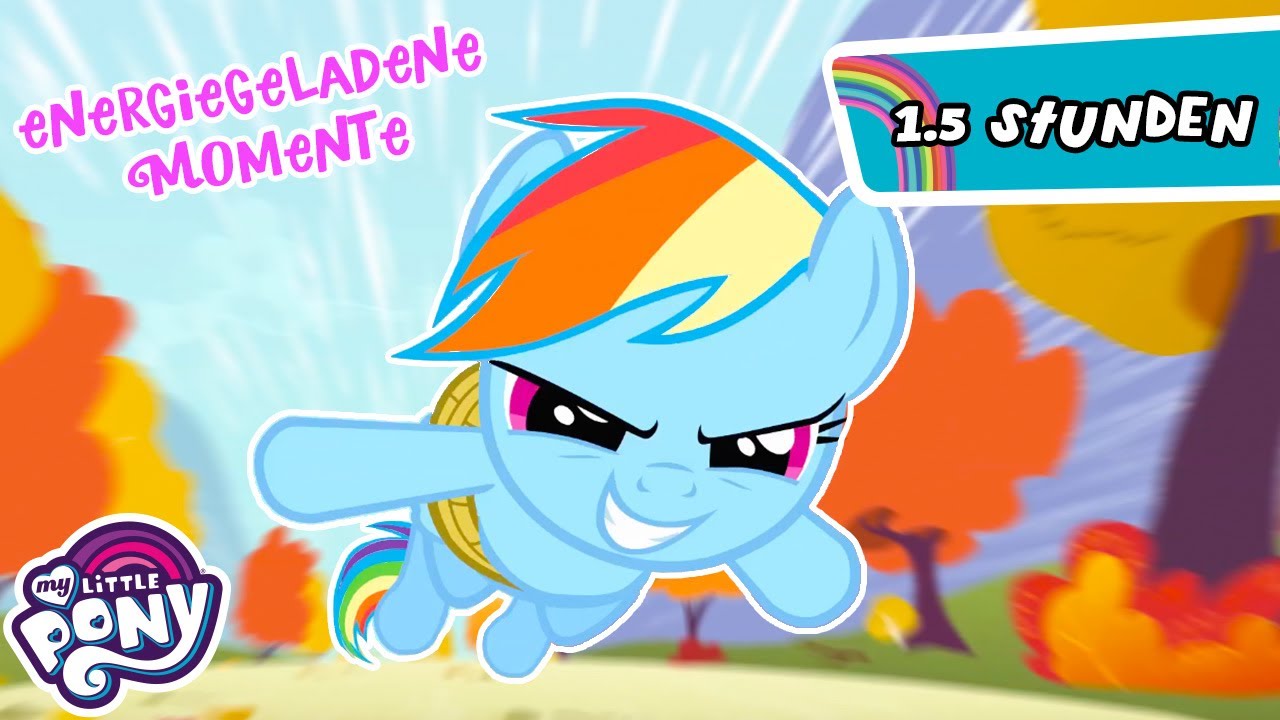 Rainbow Dash's energiegeladene Momente!🏃‍♀️💨My Little Pony Deutsch 🦄 Freundschaft ist Magie