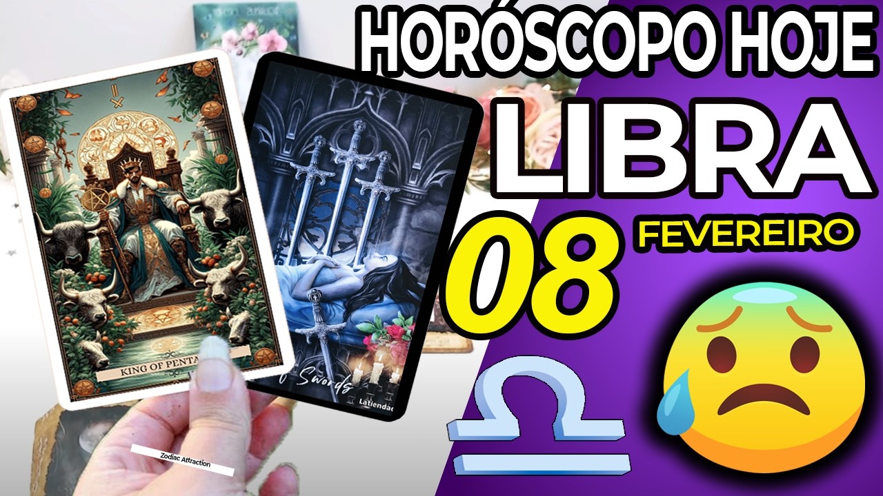 MUITO FORTE☢️⛔ESTE TAROT DIZ TUDO EXATAMENTE🤦‍♀️ Libra ♎ 8 Fevereiro 2026 | Horoscopo do dia de hoje