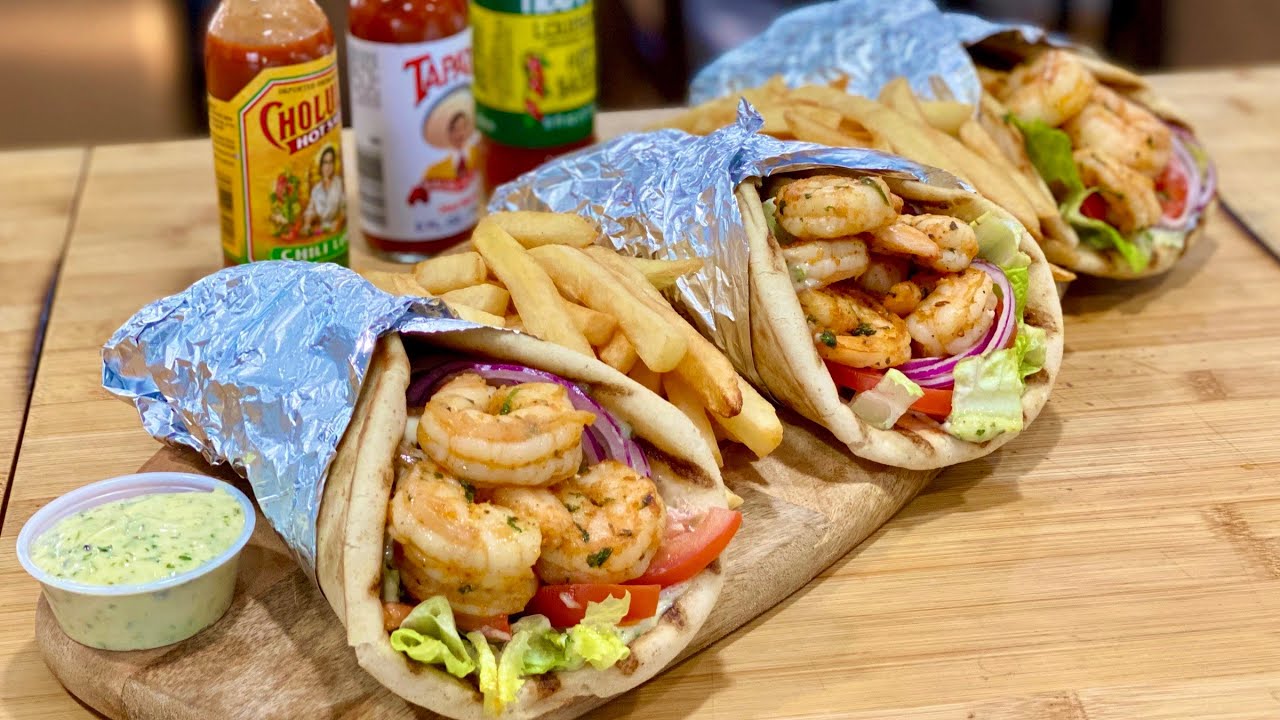 CAJUN SHRIMP PITA!!!
