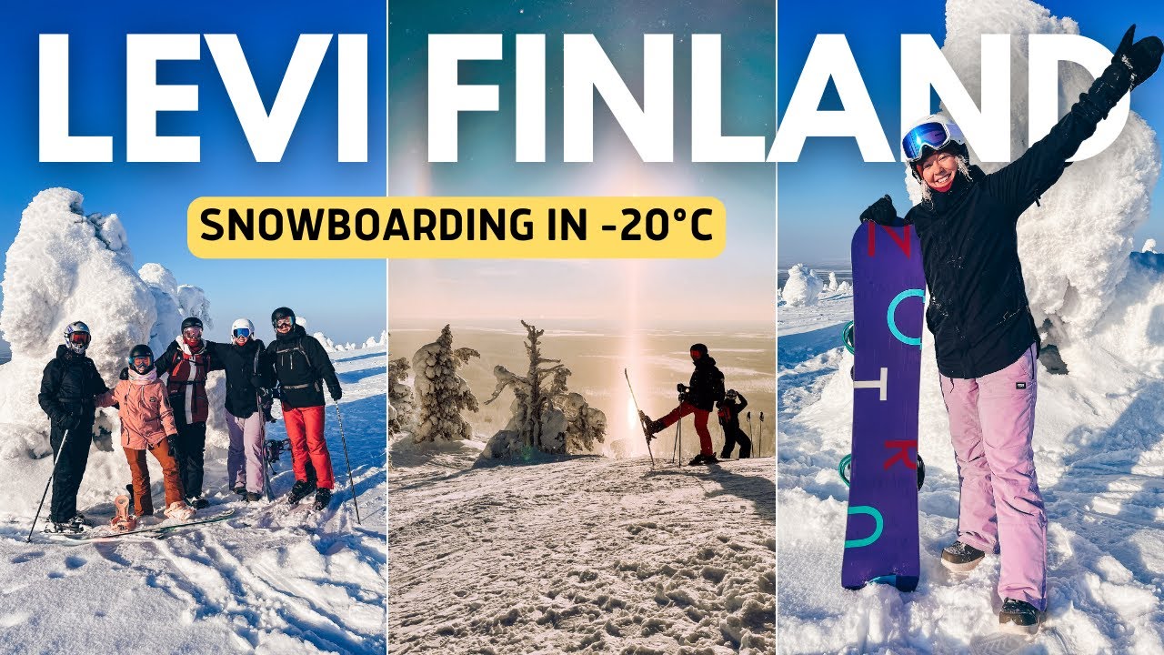 One week in Levi, Finland | Skiing and snowboarding in Lapland (traveling in Finland during winter)