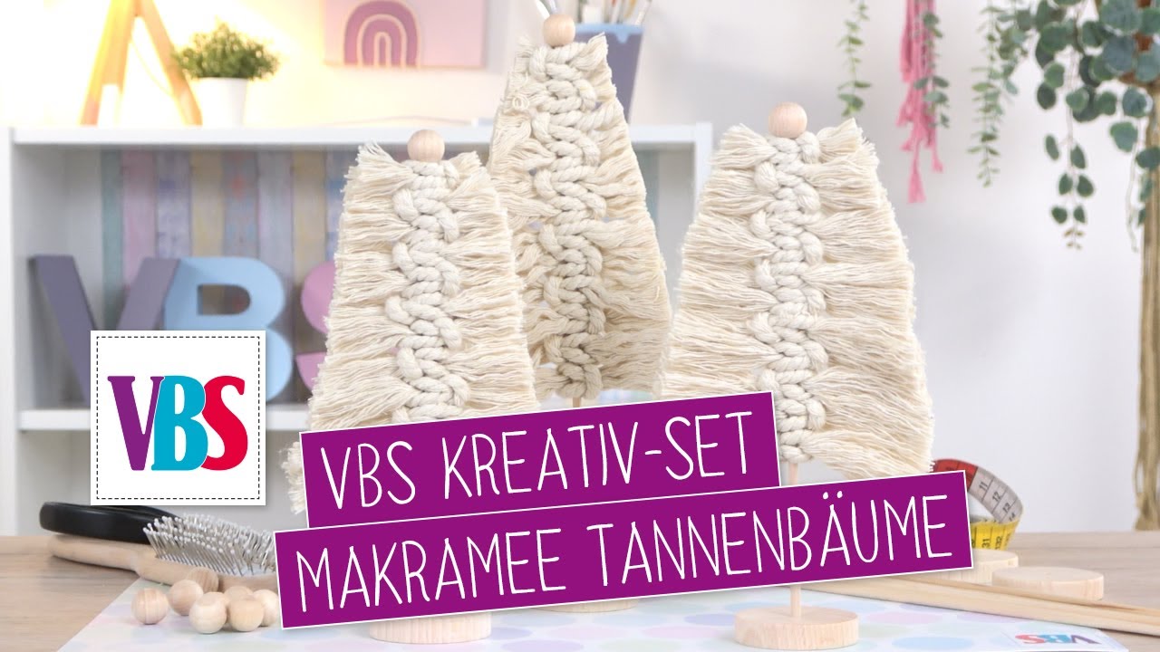 Makramee Tannenb&auml;ume - DIY Basteltipp
