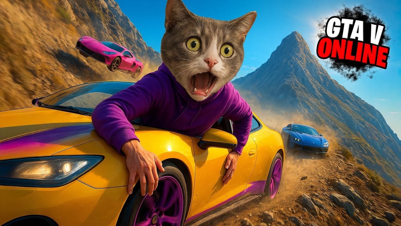 😈 NFS na Mount Chiliad?! Totalny chaos w GTA V Online 😂🔥