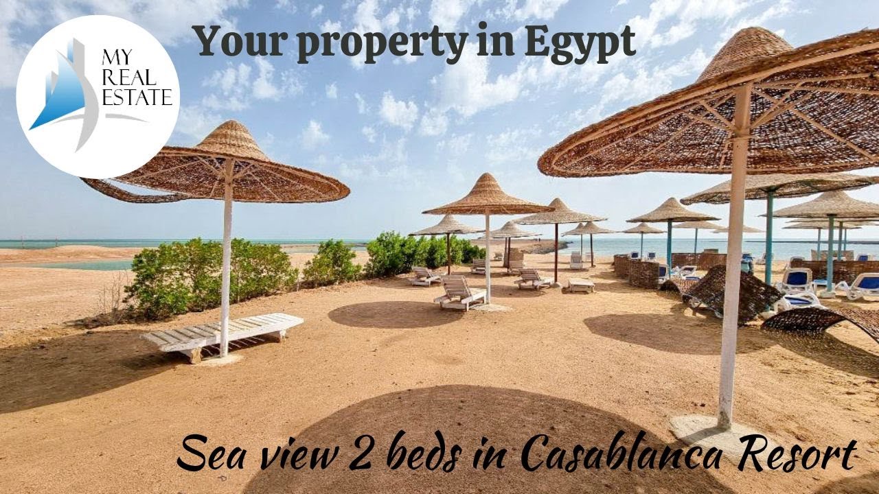 Sea view 2 bedroom apartment for sale in Casablanca Resort, Hurghada, Red Sea, Egypt