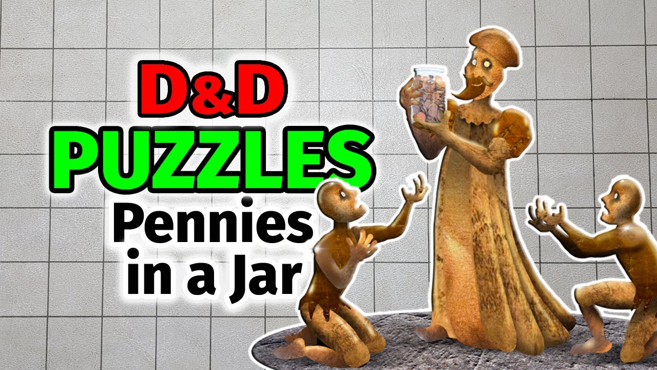 Головоломка D&D — Пенни в банке — Головоломки Dungeons & Dragons Wally DM 