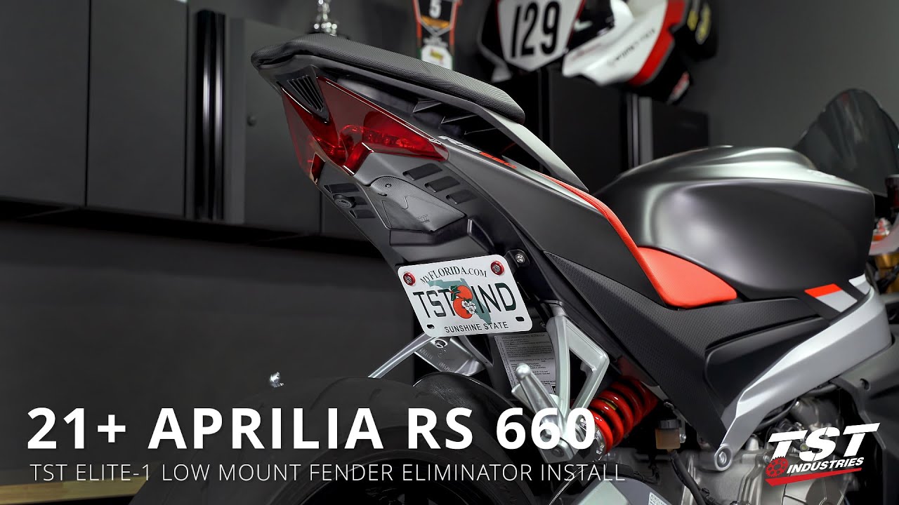 Как установить антикрыло Elite-1 Low Mount на Aprilia RS 660 2021+ года выпуска от TST Industries