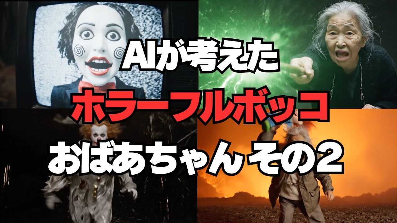 【総集編】AIが考えた「怪異フルボッコおばあちゃん」その2