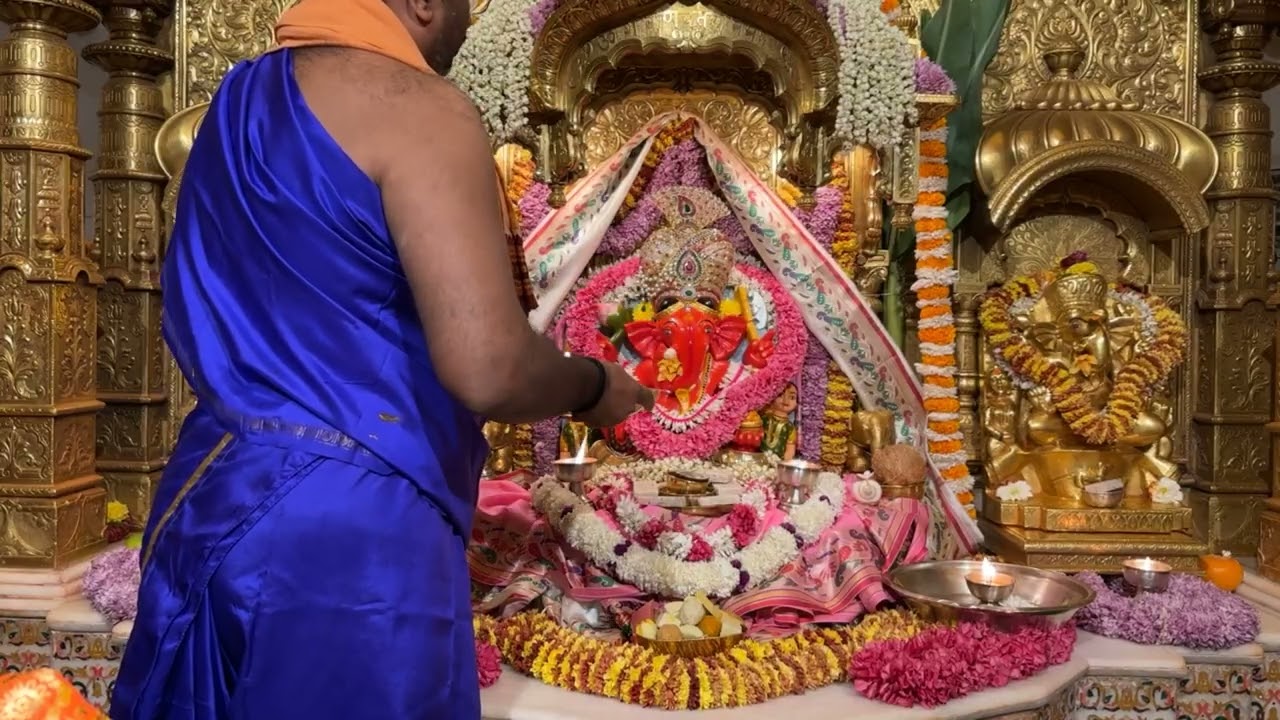 श्री सिद्धिविनायक LIVE आरती दर्शन | Siddhivinayak Ganpati Dadar Aarti🙏🏻 ०९/०२/२०२६🛕