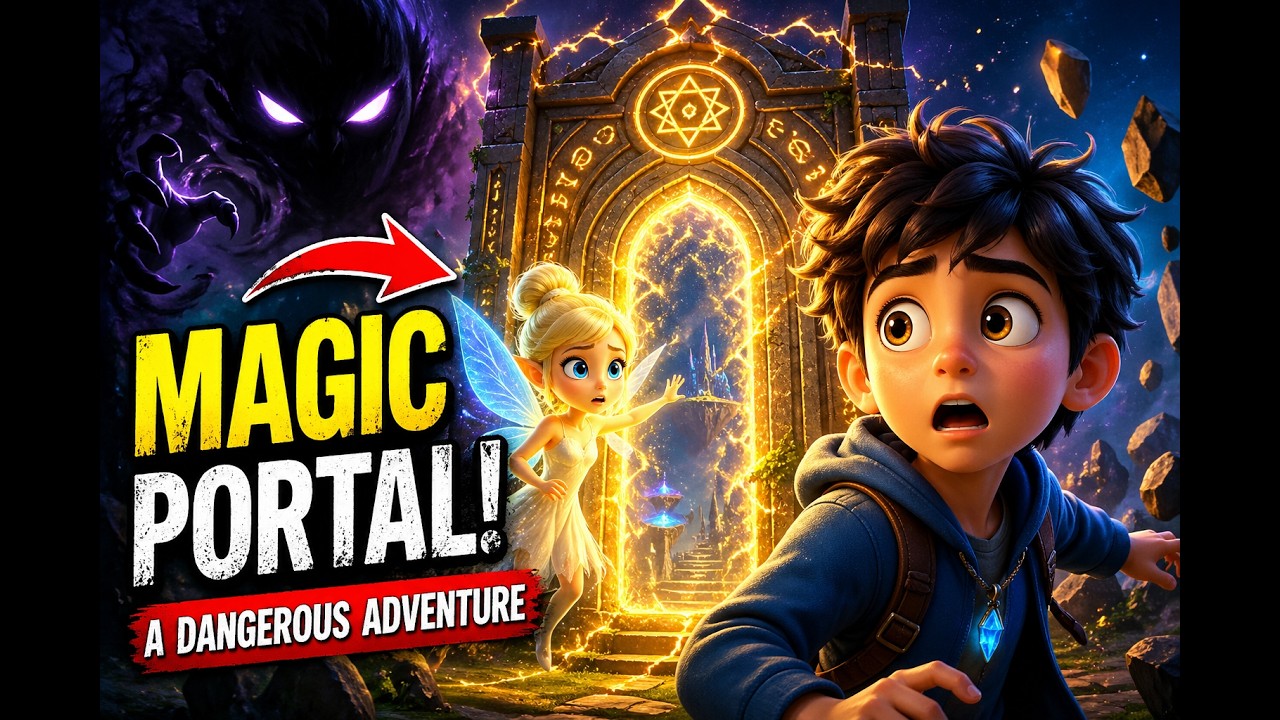 Magical Portal Adventure ✨ | A Fantasy Story  | Short Animated Film
