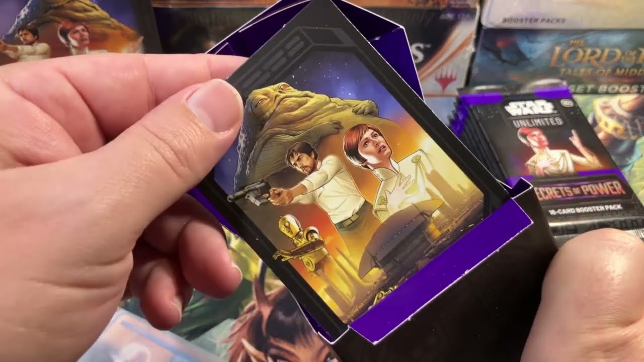 2 предварительных набора Secrets Of Power: открытие/распаковка Star Wars Unlimited SWU SEC Set #6...