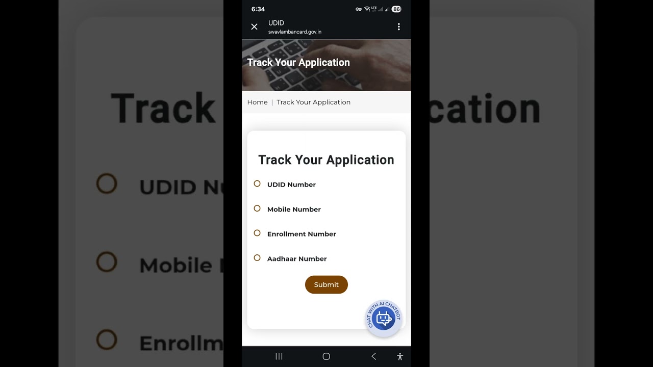 Unique disability ID e K Y C using mobile number swavlamban U D ID card K Y C problems and solution