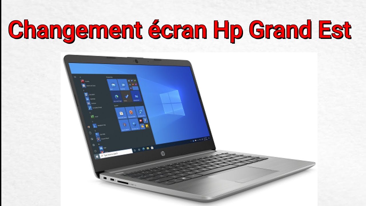 Réussir le changement écran Hp Grand Est **astuce décollage écran collé**