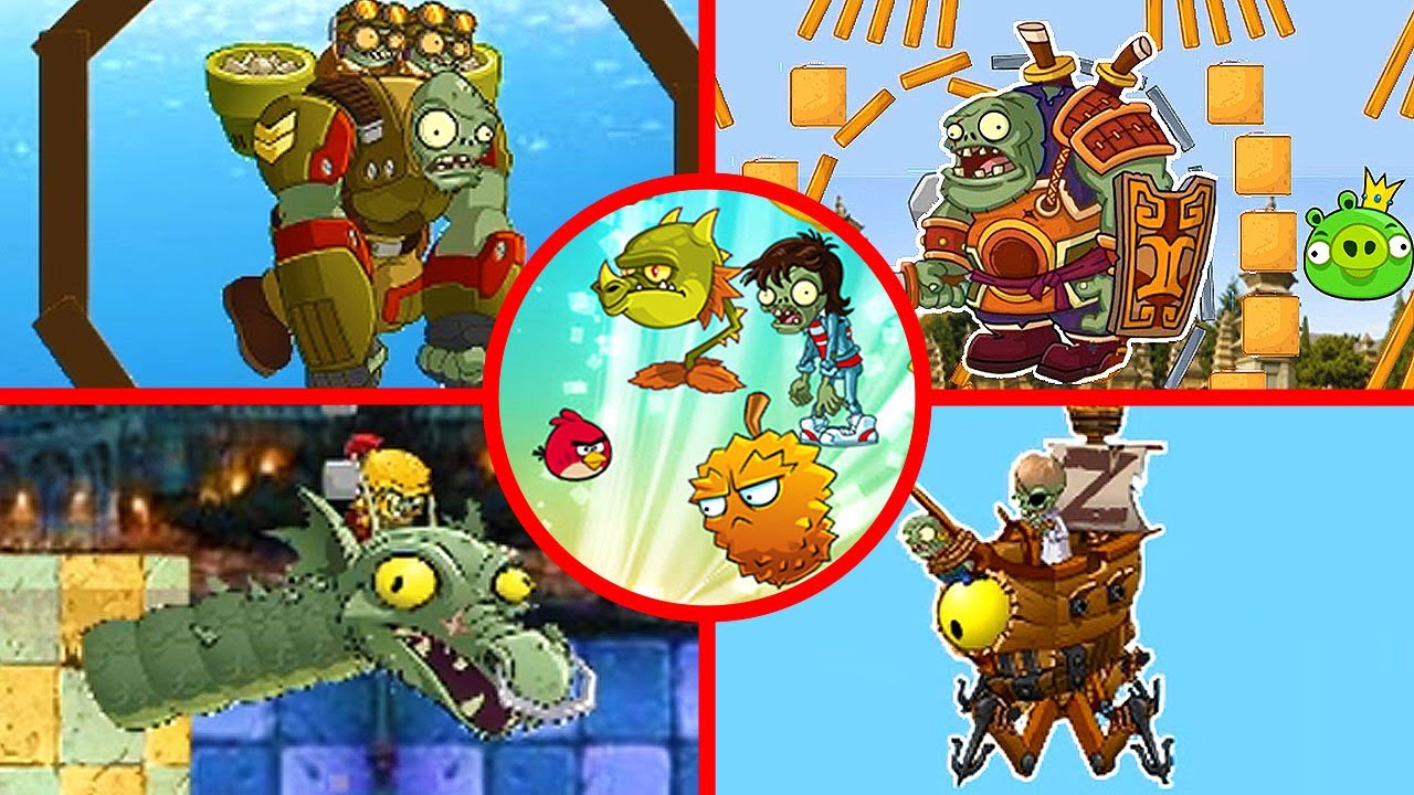 Angry Birds It's About Time - All Bosses (Boss Fight) 1080P 60 FPS