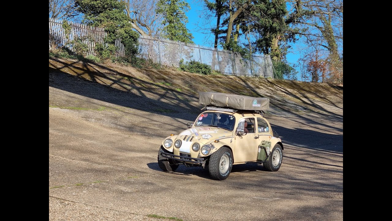Pedro the Baja Bug on Brooklands Test Hill!!