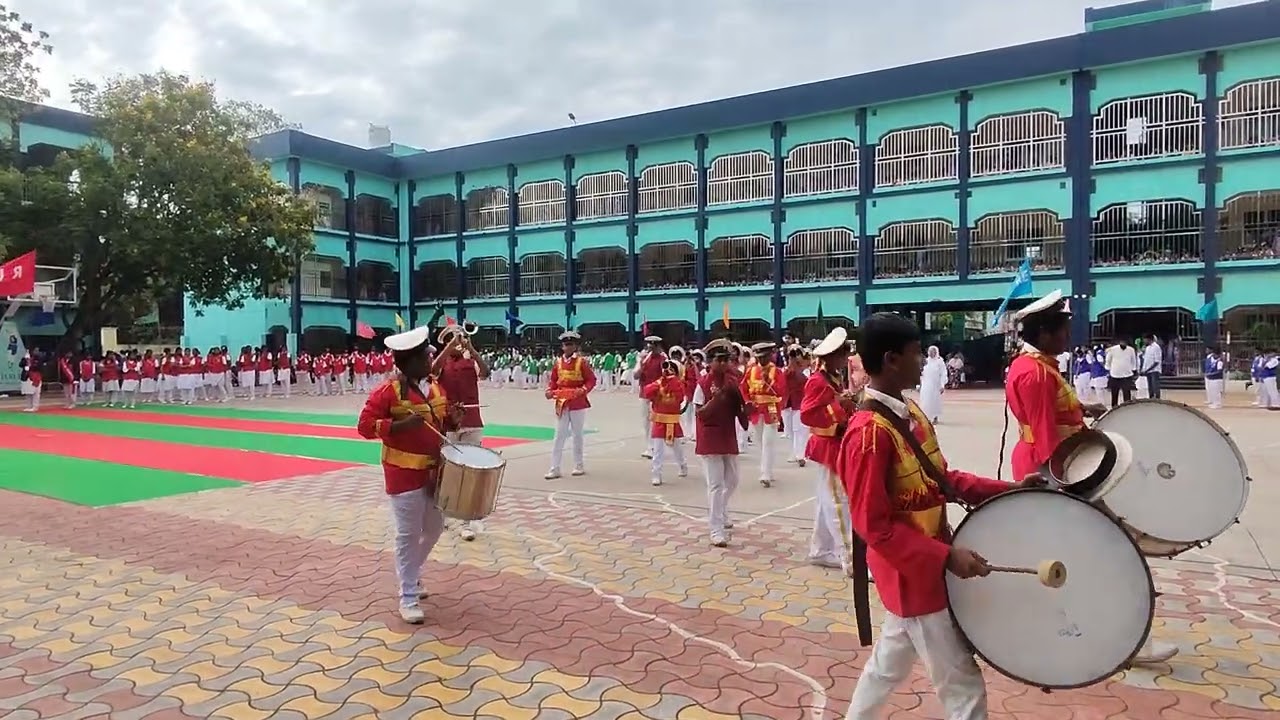 St.anns School Ajit Singh Nagar Vijayawada independence Day celebrations.