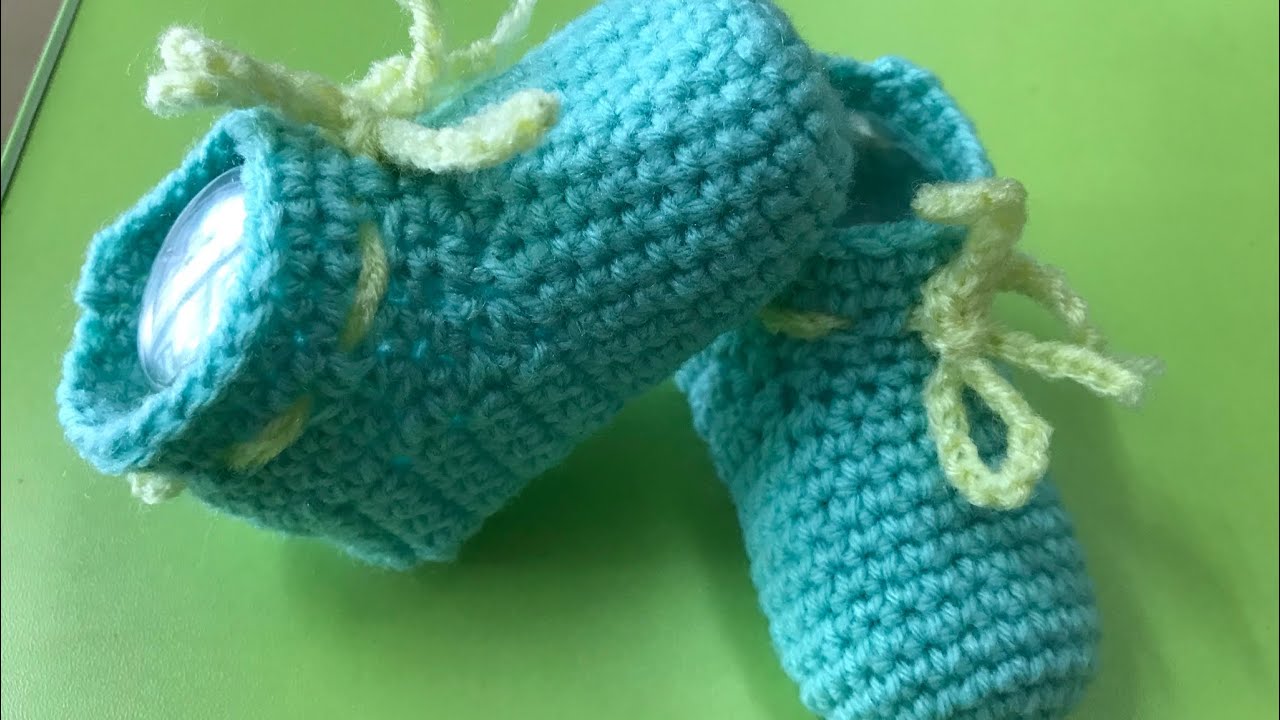 How to crochet simple baby shoes. Lesson 110. Right and left handed. Free pattern. Reno’s crochet.