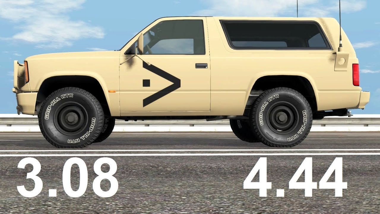 The Mismatched 4x4 Axles Test! BeamNG. Drive