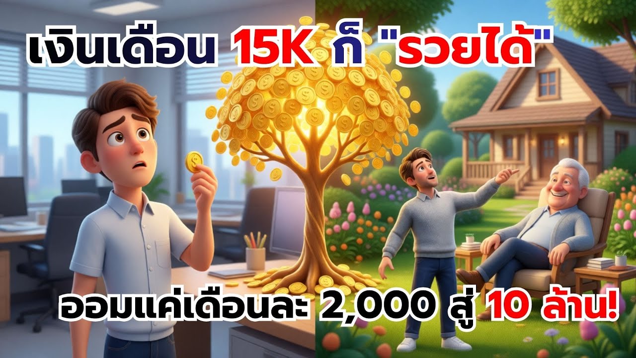 เงินเดือน 15,000 จะมี 10 ล้านก่อนเกษียณได้ไง?