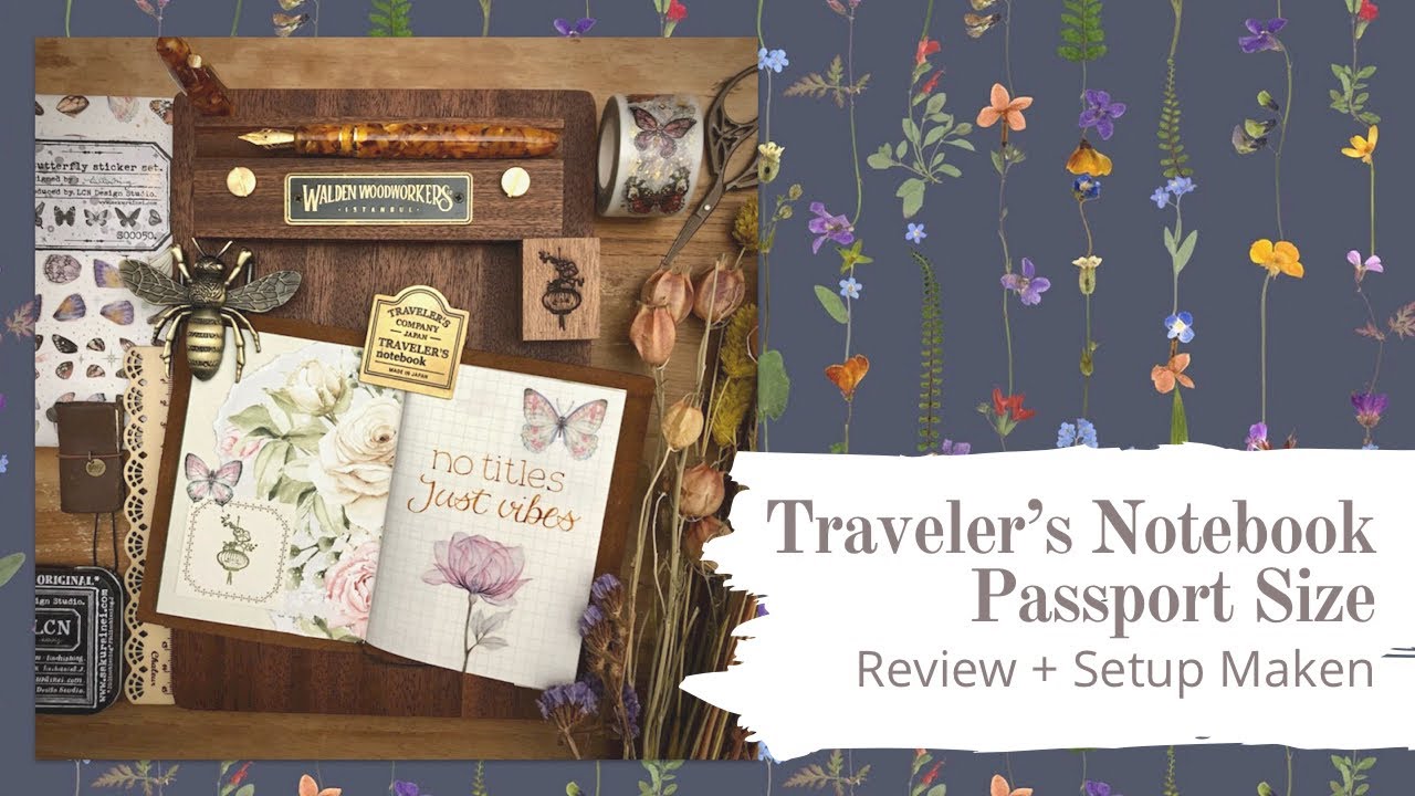 REVIEW + SETUP maken in TRAVELER'S NOTEBOOK PASSPORT SIZE | (Bullet) Journal With Me NL