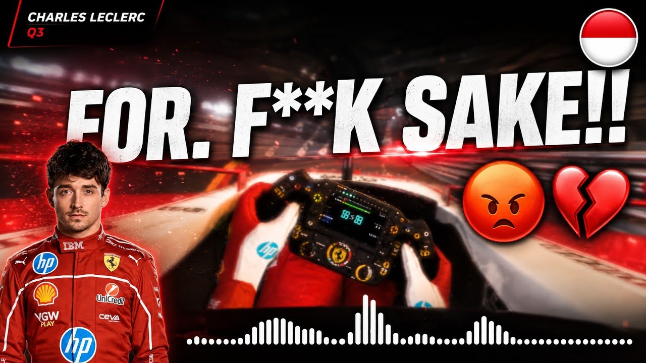 Charles Leclerc FULL TEAM RADIO After CRASHING OUT OF THE 2026 Monaco Qualifying!