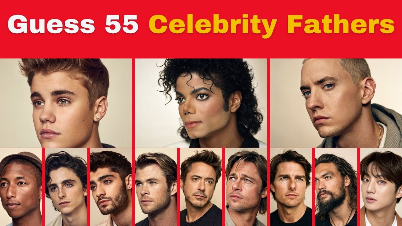 Can you guess 55 celebrity fathers each in 3 seconds? |PIP QUIZ