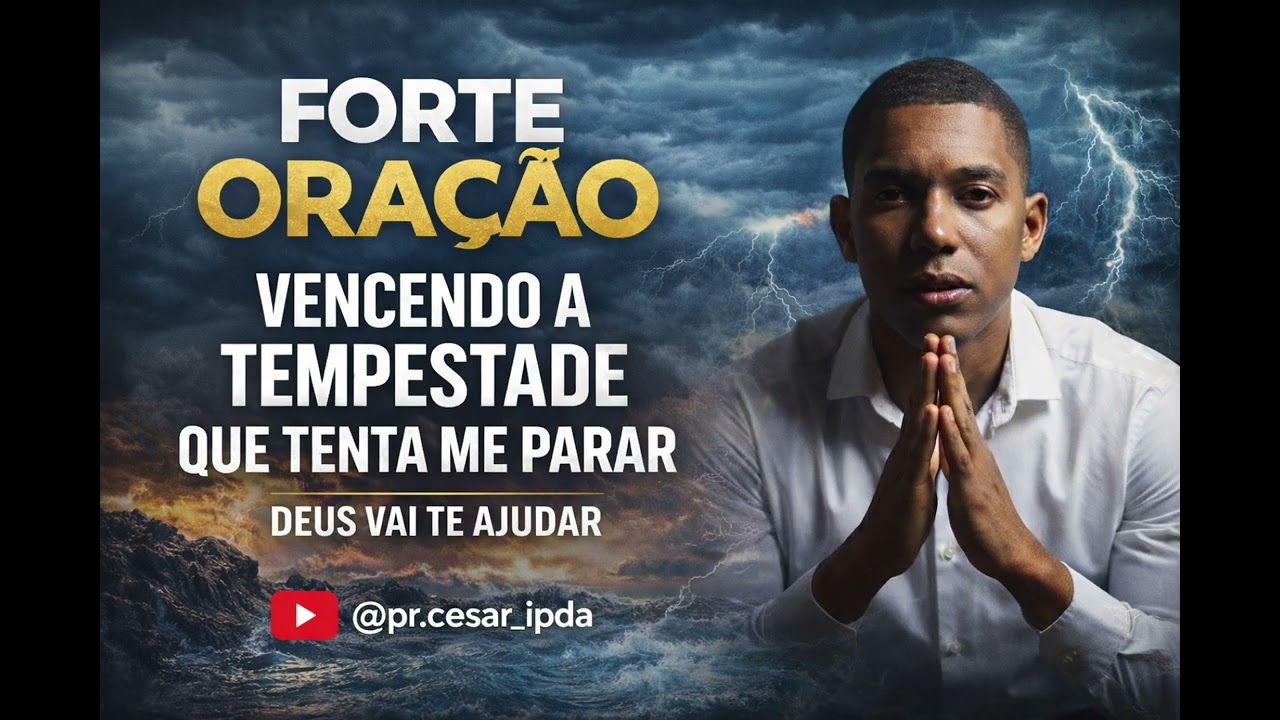 🔥FORTE ORAÇÃO / VENCENDO A TEMPESTADE QUE TENTA ME PARAR 🙏🏻 #oração #fe 
