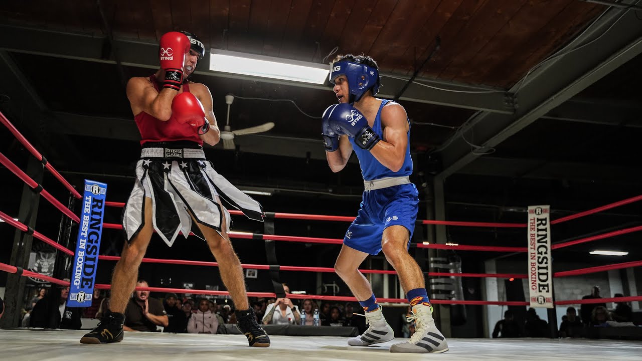 Main event amateur Boxing fight 125lbs
