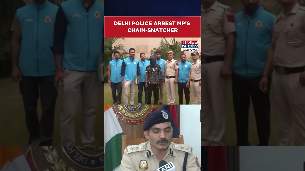 Delhi Police Arrest Accused Sohan Rawat In Congress MP R Sudha's Gold Chain Snatching Case #shorts