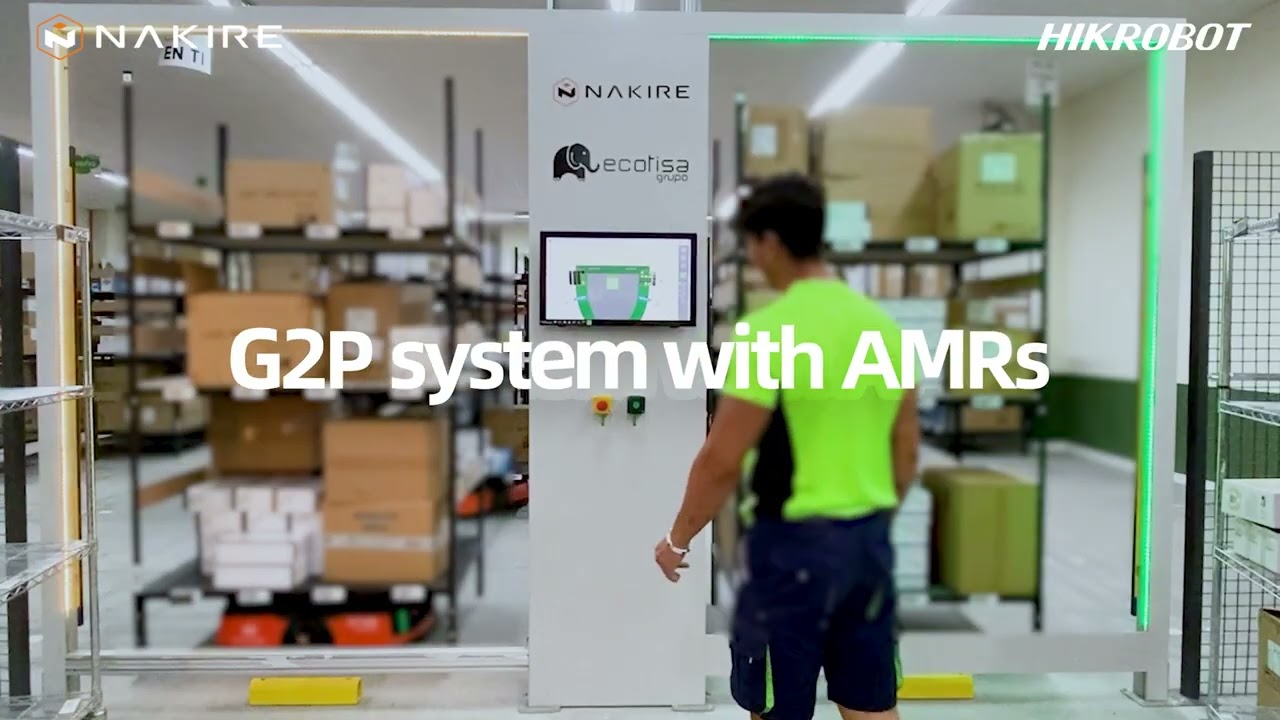 Goods To Person picking system with AMR Robots of Hikrobot