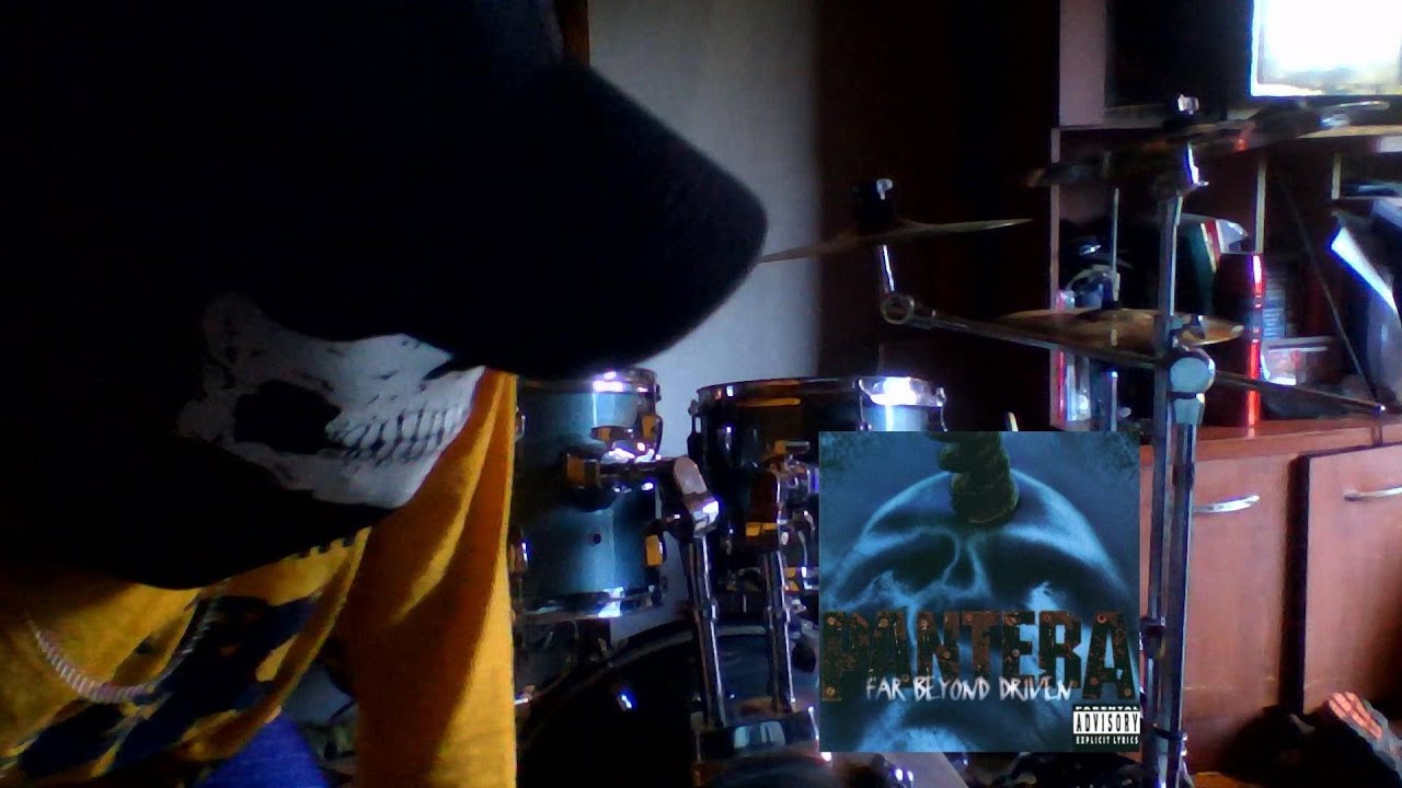 5 minutes alone de Pantera (cover en bateria)