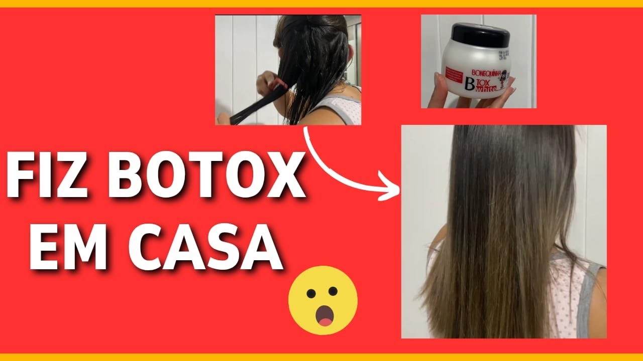 FIZ BOTOX CASEIRO COM Bonequinha BOTOX White, VEJAM O RESULTADO