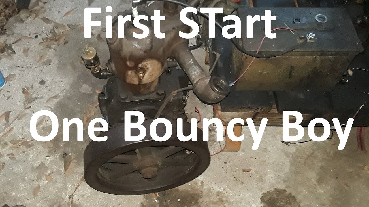 Cushman 4HP Model C Engine - First Start - A Hop, A Skip & A Jump