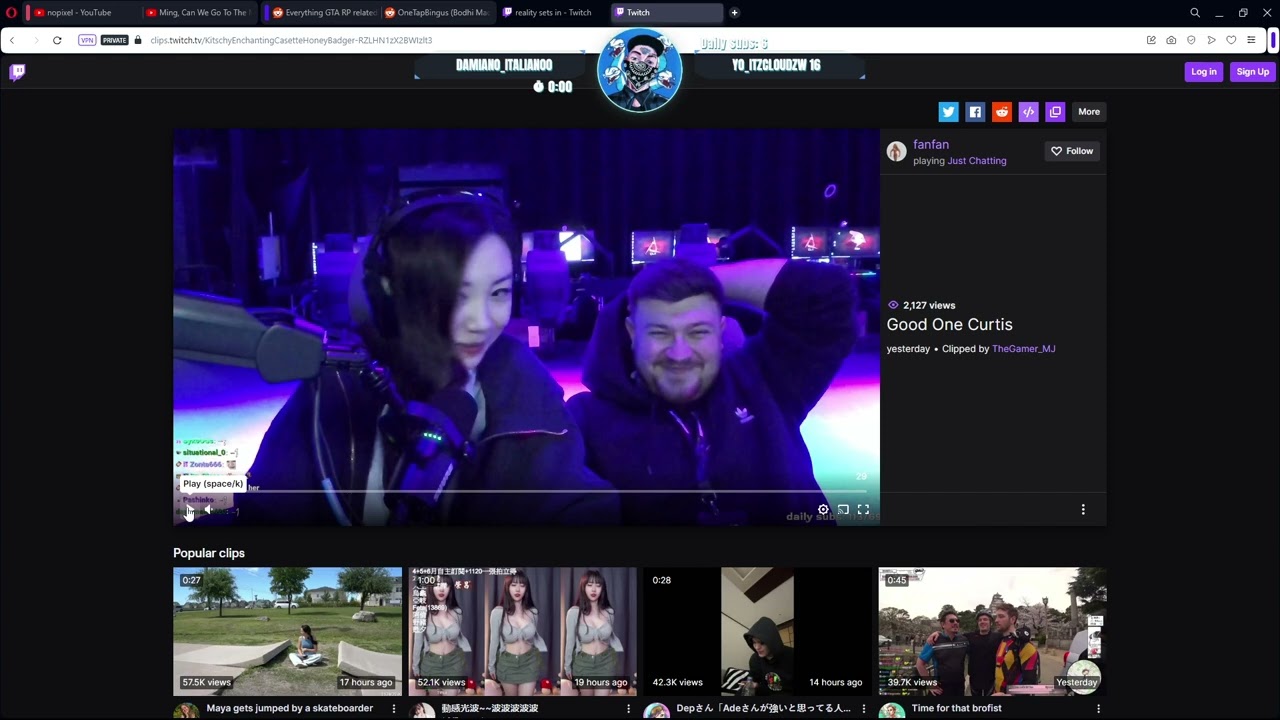 Swizz's Thoughts On Ming IRL | NoPixel 4.0