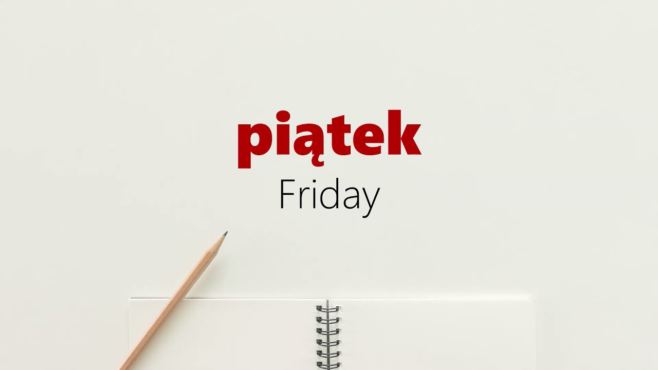 Days of the week in Polish (short)